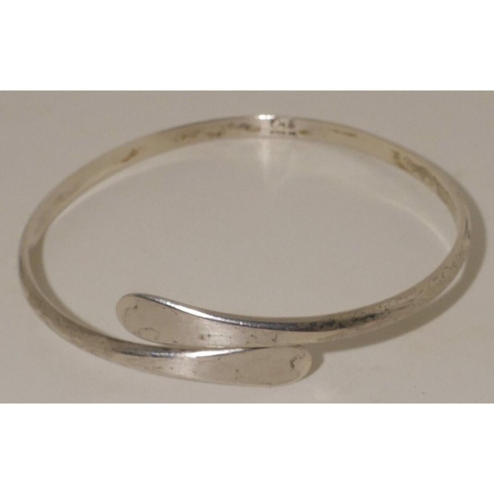 MCM Signed ORB Sterling Silver Bypass Bracelet - Otto Robert Bade
